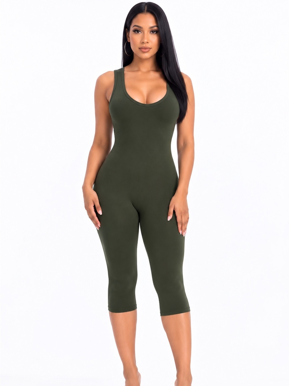 On the Go Capri Jumpsuit